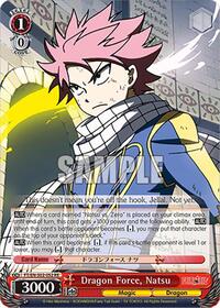 Natsu RR waifu card — Weiss Schwarz